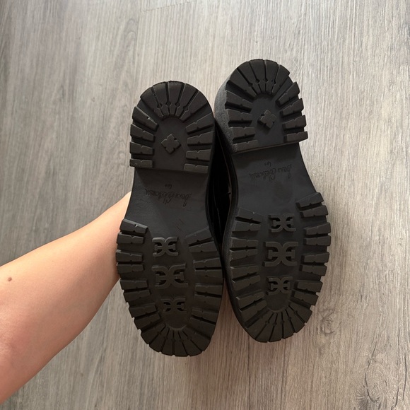 Sam Edelman Womens Laurs Lug Sole Loafer Black Size 6.5M - Picture 2 of 10